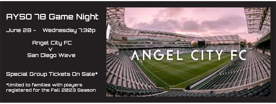 Angel City FC Game Tix!!!